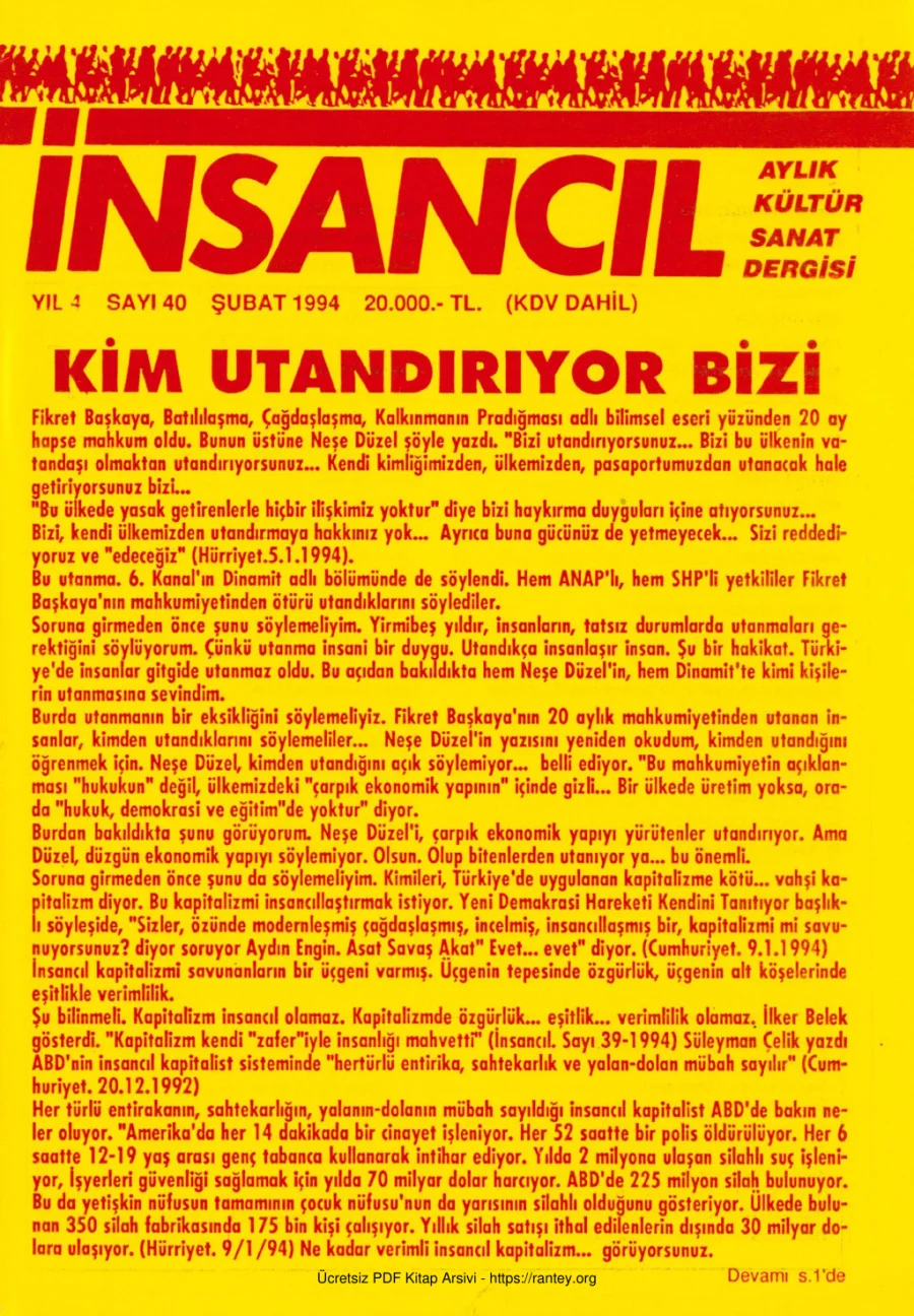040 Şubat 1994 kapak görseli