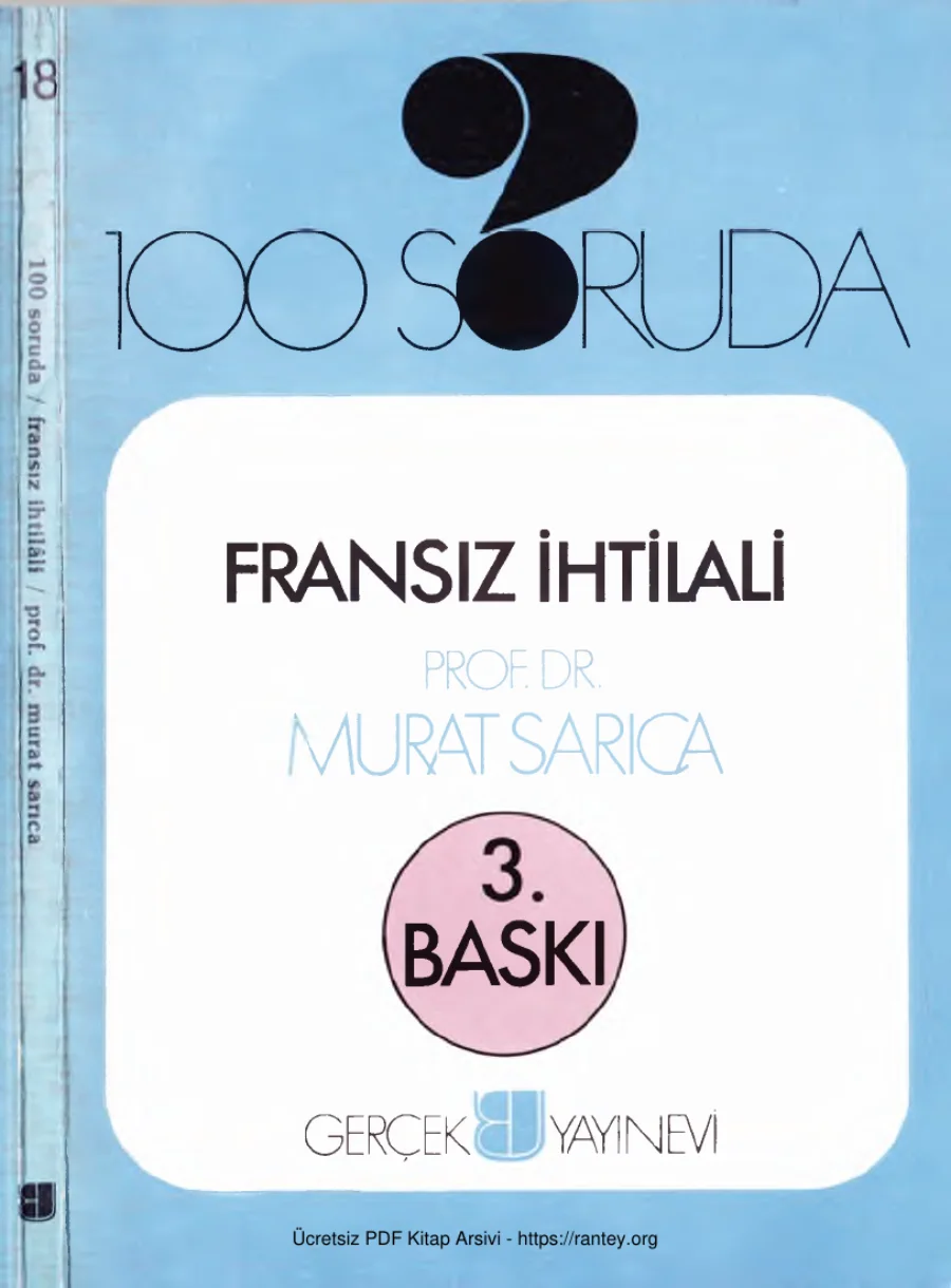 100 Soruda Fransız İhtilali Gerçek Yayınları kapak görseli