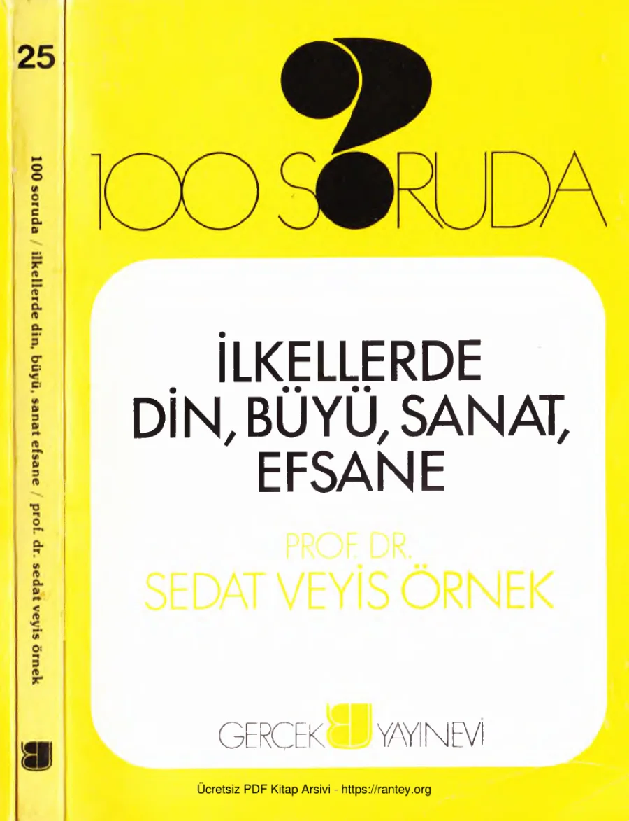 100 Soruda İlkellerde Din Büyü Sanat Efsane kapak görseli