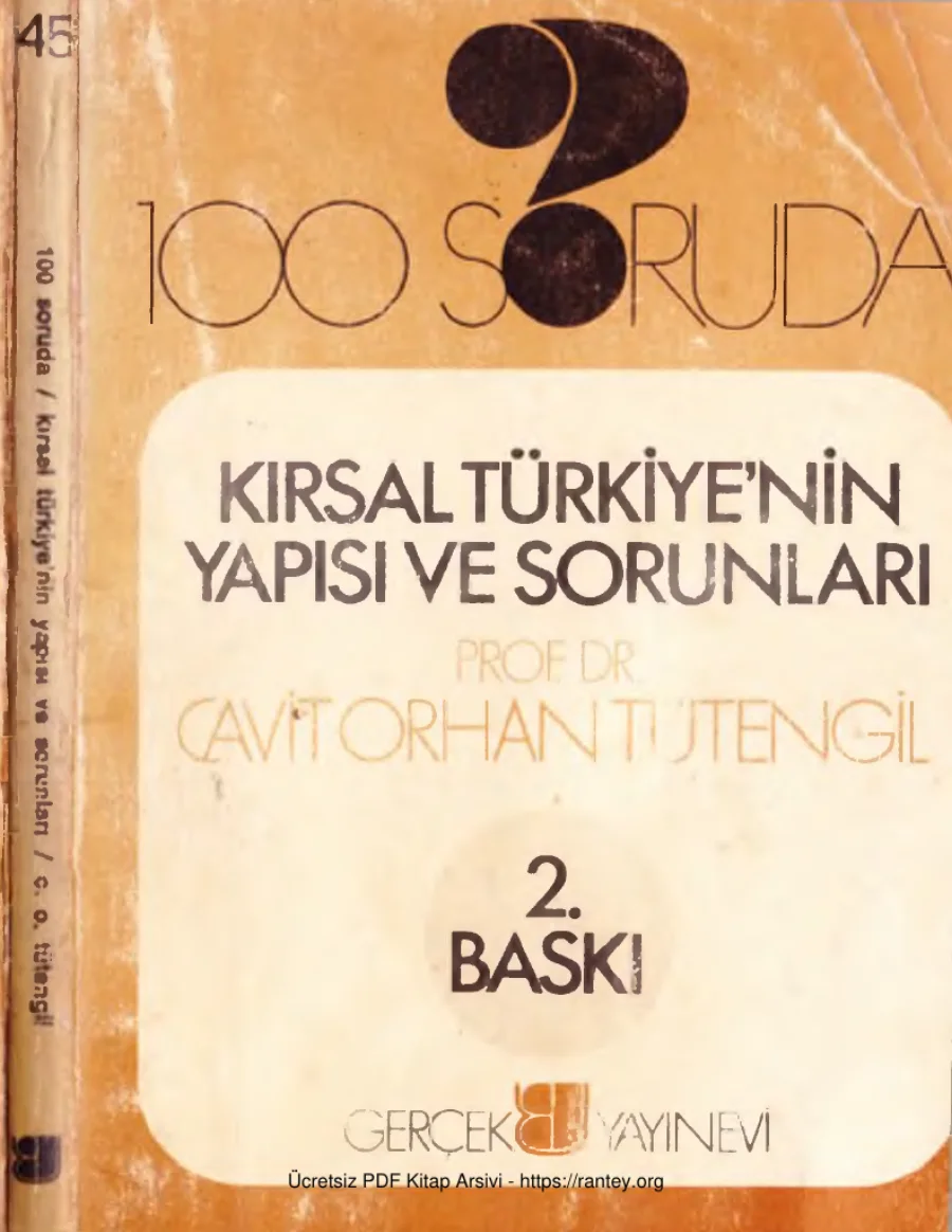 100 Soruda Kırsal Türkiyenin Yapısı ve Sorunları kapak görseli