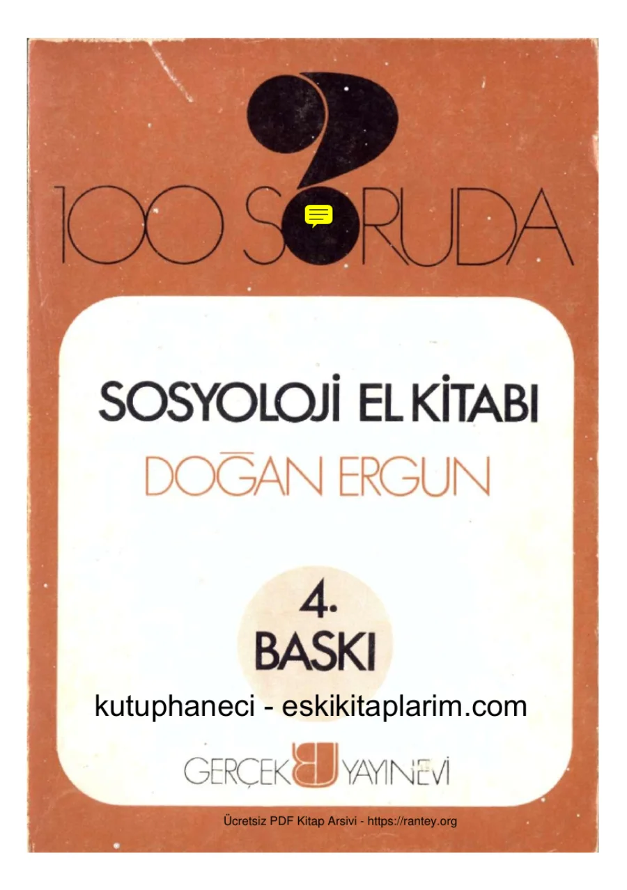 100 Soruda Sosyoloji kapak görseli