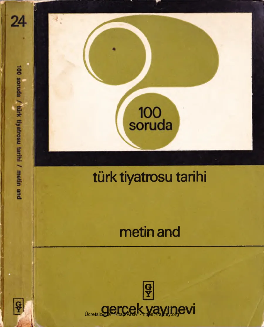 100 Soruda Türk Tiyatro Tarihi kapak görseli