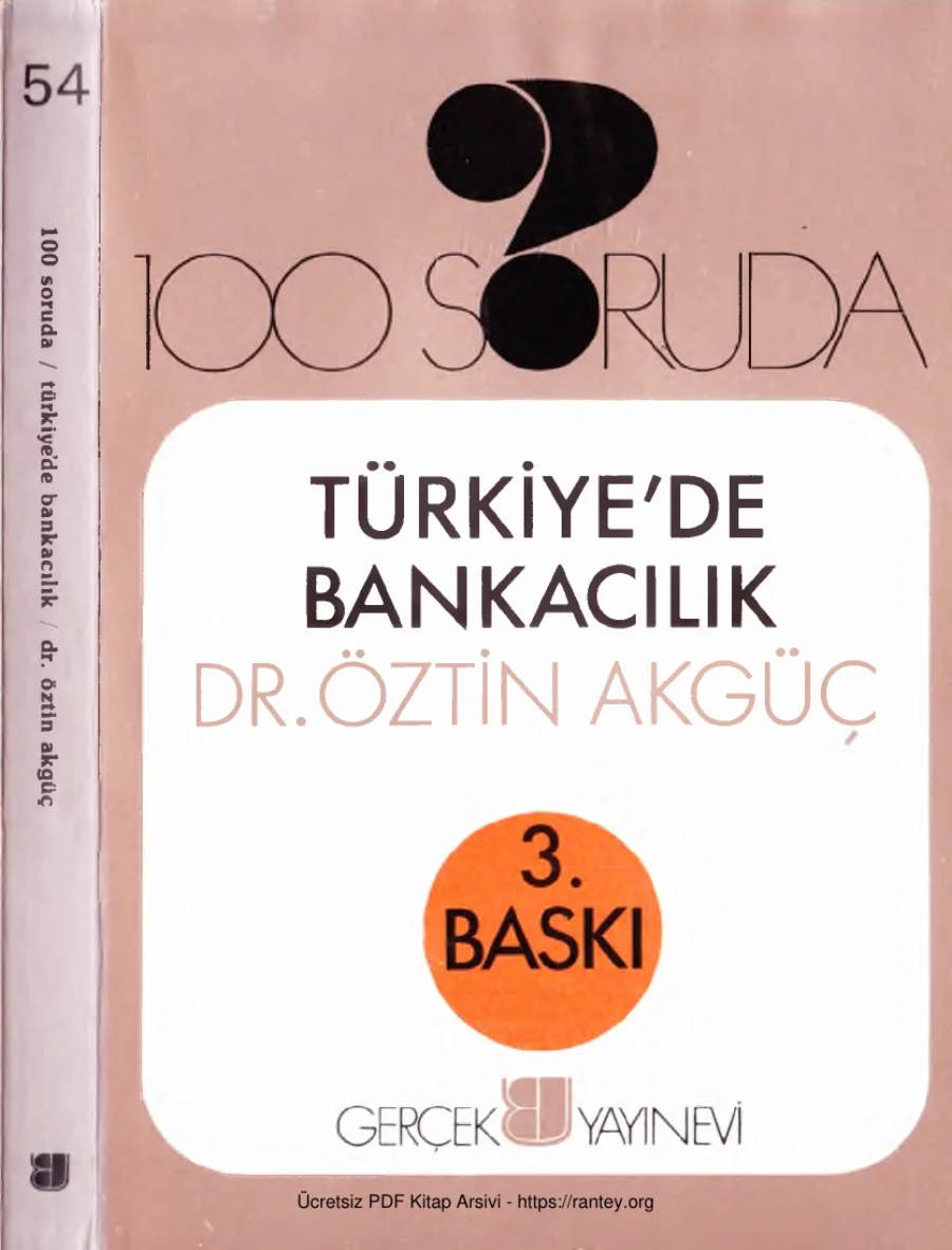 100 Soruda Türkiyede Bankacılık Gerçek Yayınları kapak görseli