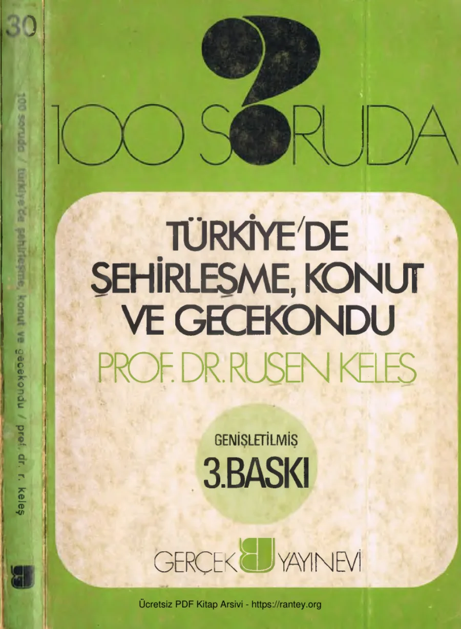 100 Soruda Türkiyede Şehirleşme Konut ve Gecekondu kapak görseli