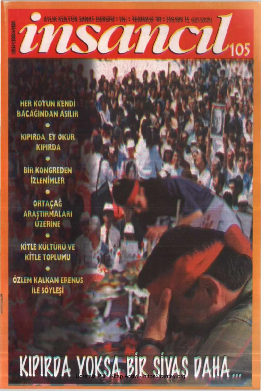 105 Temmuz 1999 kapak görseli