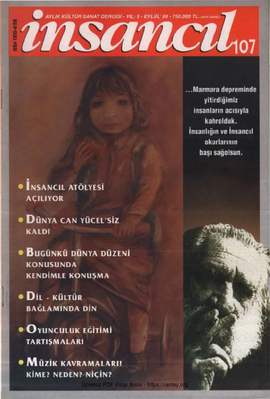 107 Eylül 1999 kapak görseli