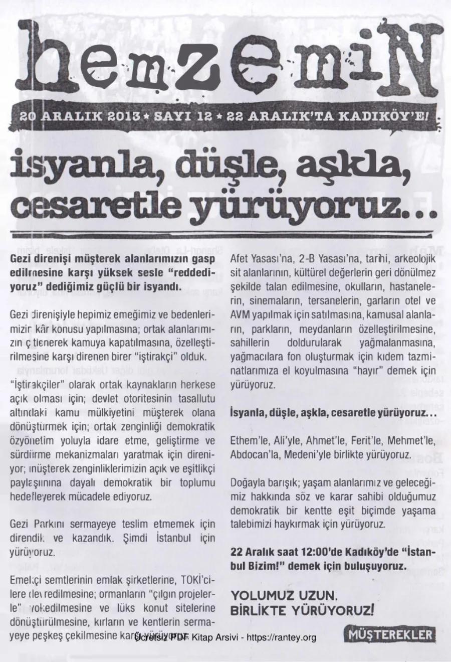 12 20 Aralık 2013 kapak görseli