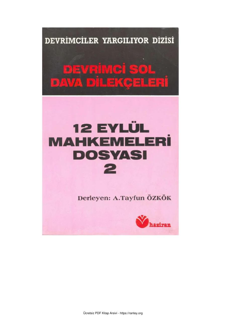 12 Eylül Mahkemeleri Dosyası 2 kapak görseli