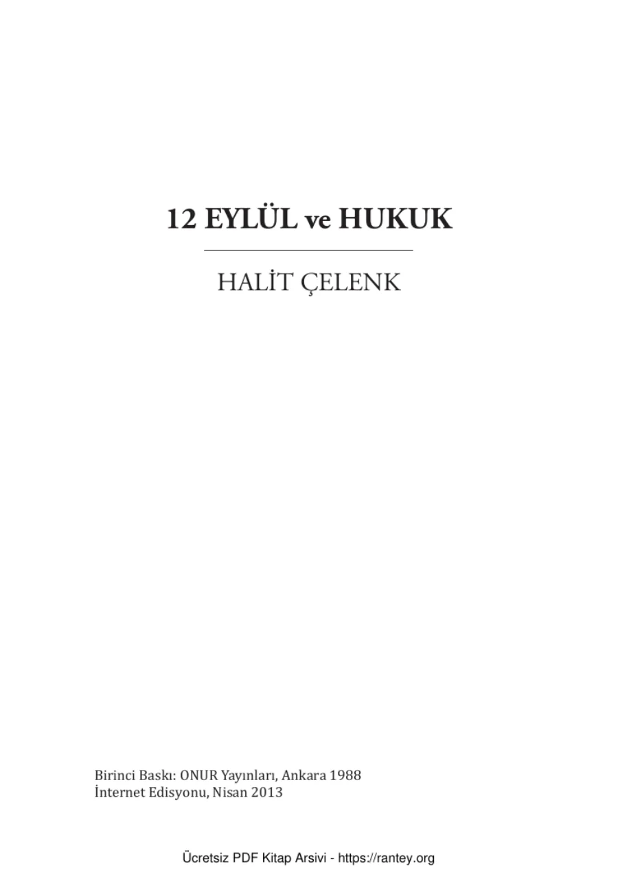 12 Eylül ve Hukuk kapak görseli