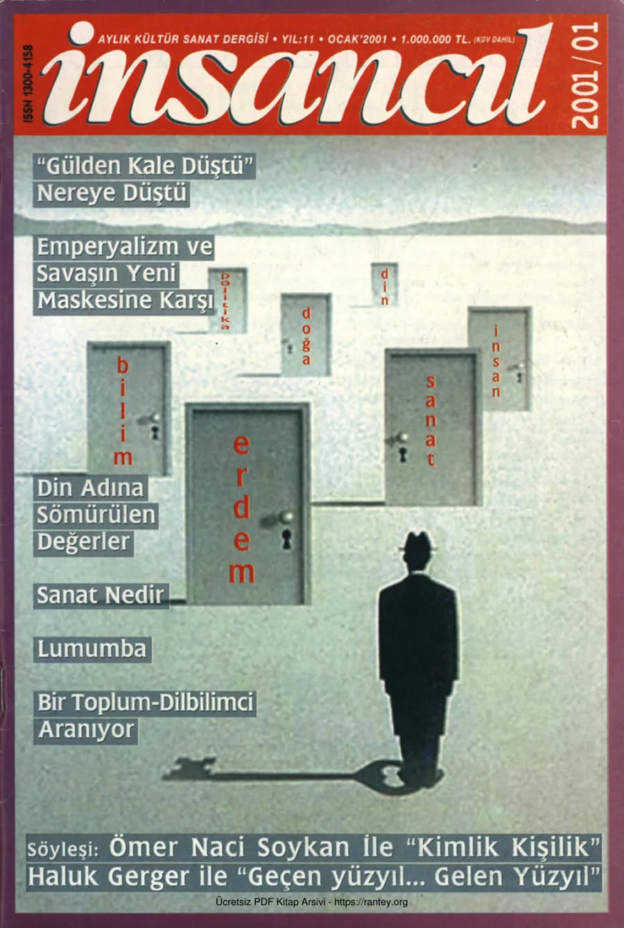 123 Ocak 2001 kapak görseli