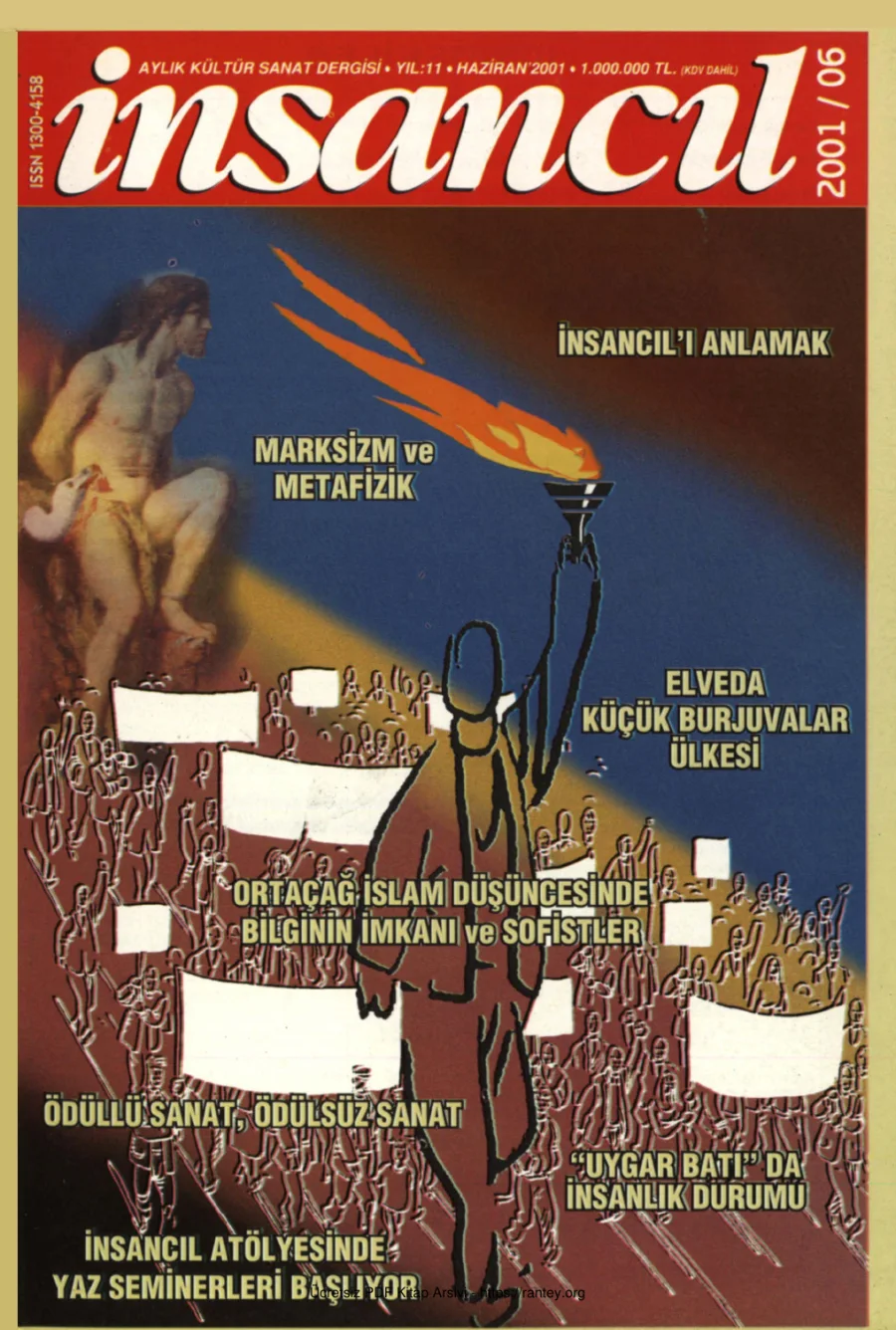 128 Haziran 2001 kapak görseli