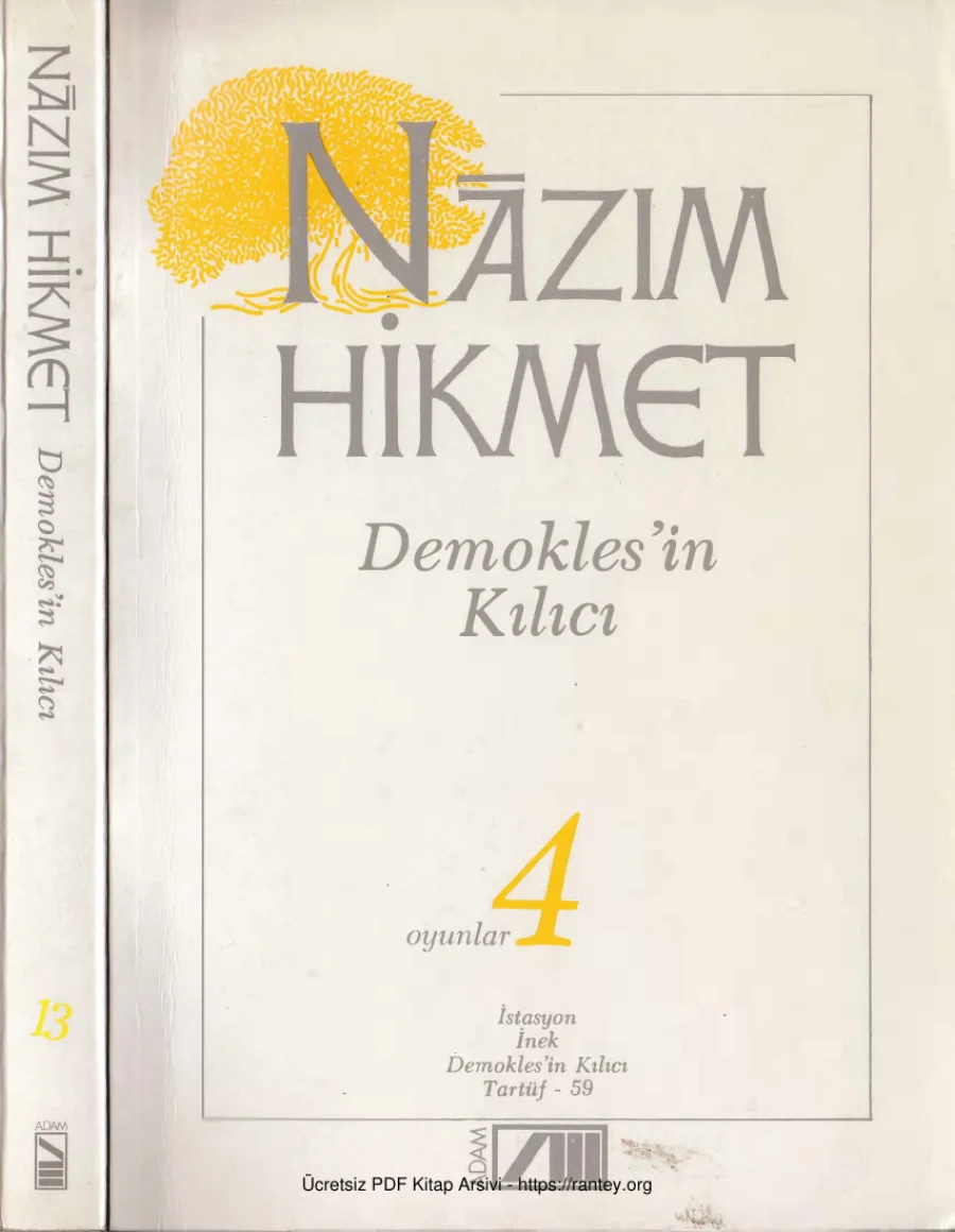 13 Demoklesin Kılıcı Adam Yayınları kapak görseli