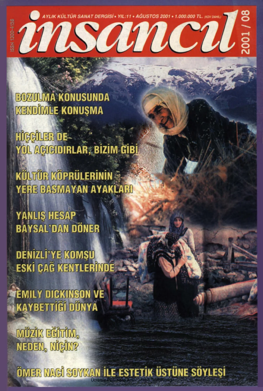 130 Ağustos 2001 kapak görseli
