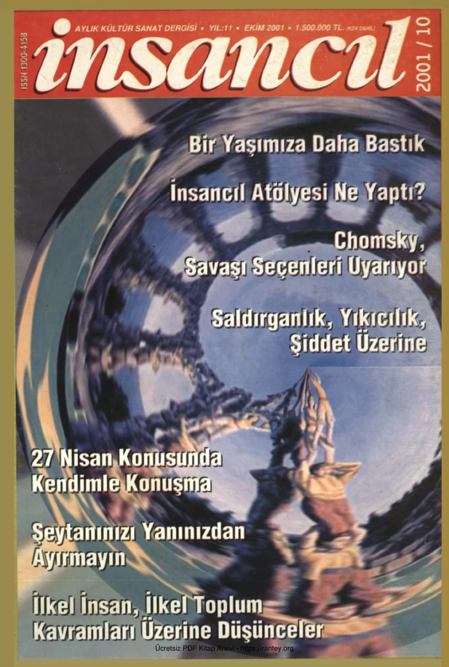 132 Ekim 2001 kapak görseli