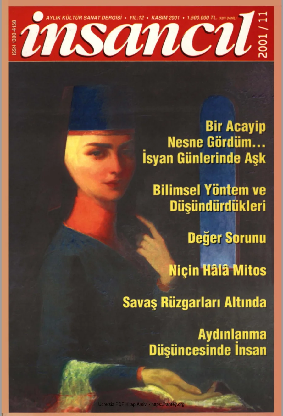 133 Kasım 2001 kapak görseli