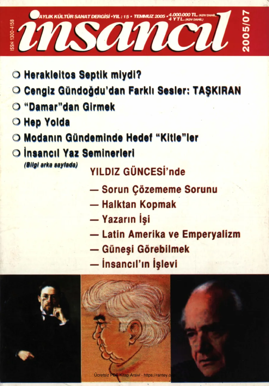 177 Temmuz 2005 kapak görseli