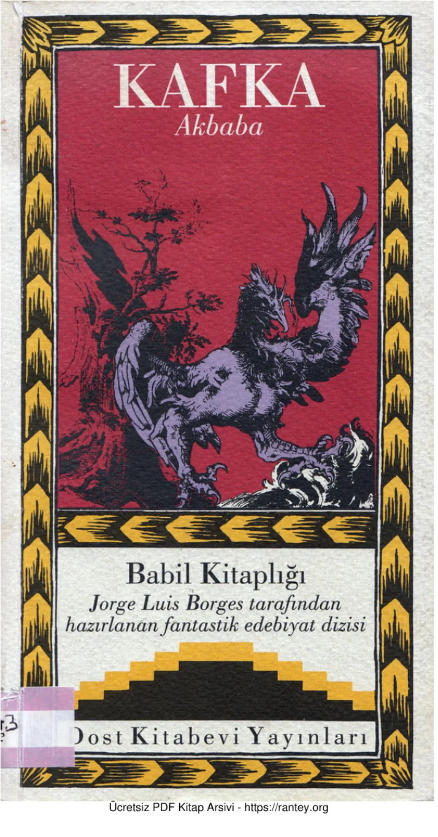 18 Franz Kafka Akbaba kapak görseli