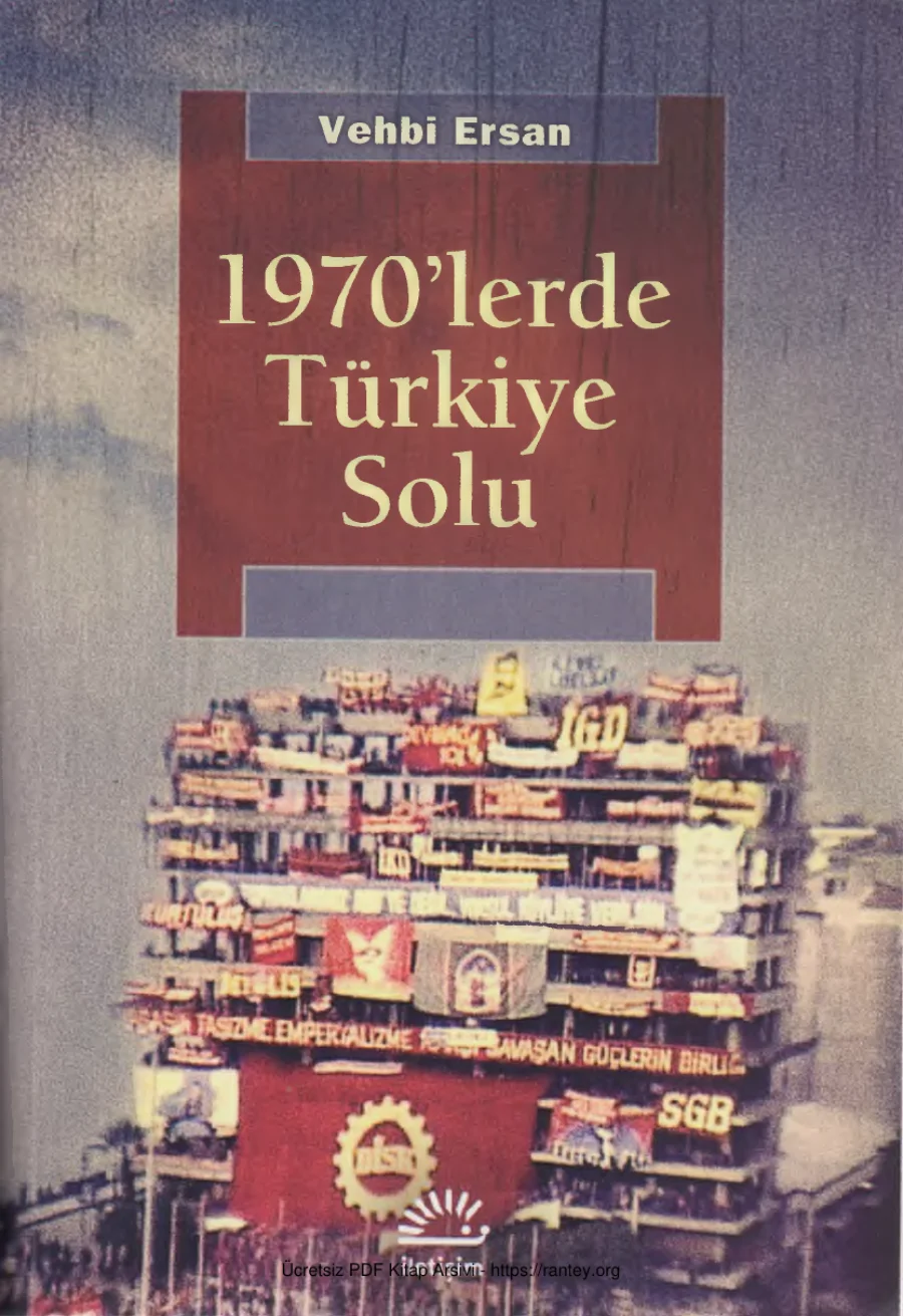 1970lerde Türkiye Solu İletişim Yayınları kapak görseli