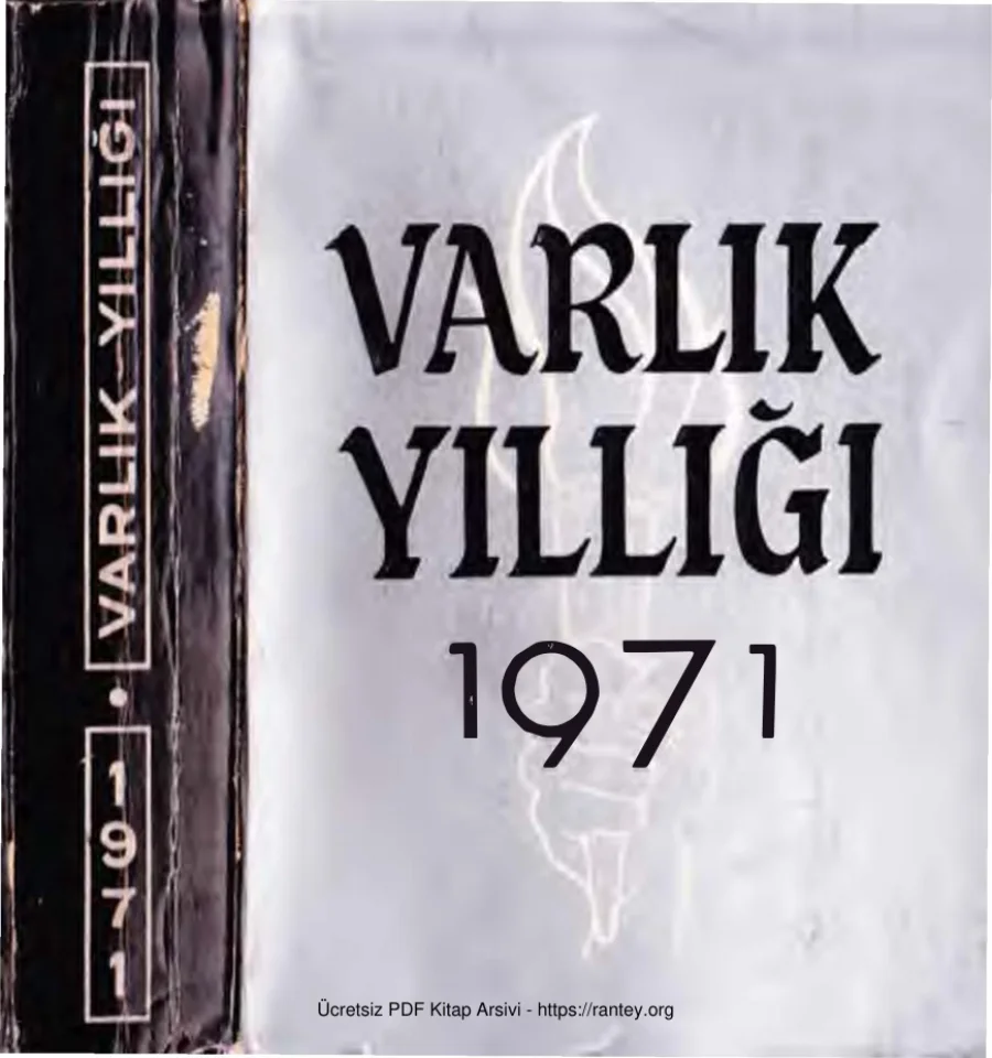 1971 Varlık Yayınları kapak görseli