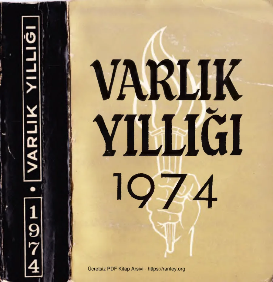 1974 Varlık Yayınları kapak görseli