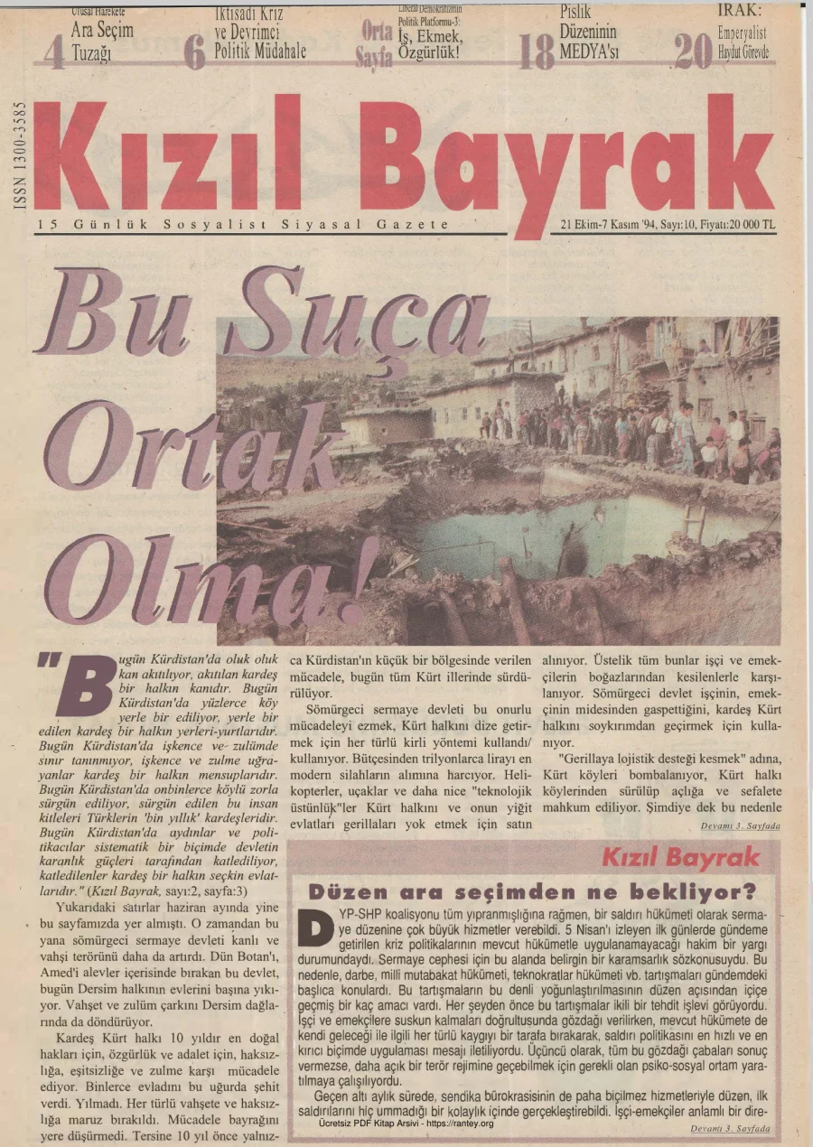 1994 Sayı 10 21 Ekim 07 Kasım kapak görseli