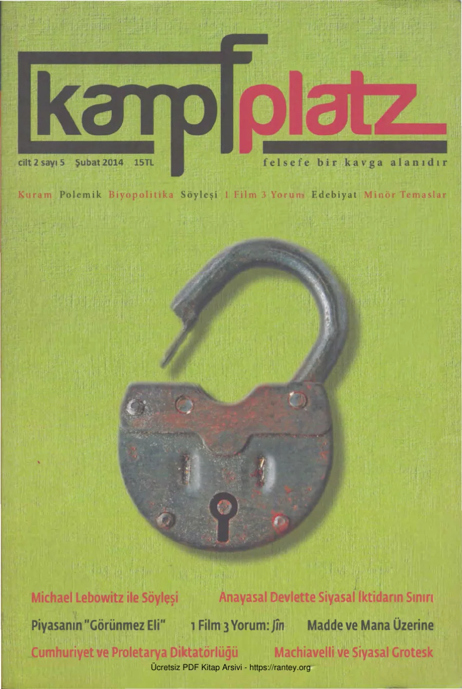 2 Sayı 5 Şubat 2014 kapak görseli