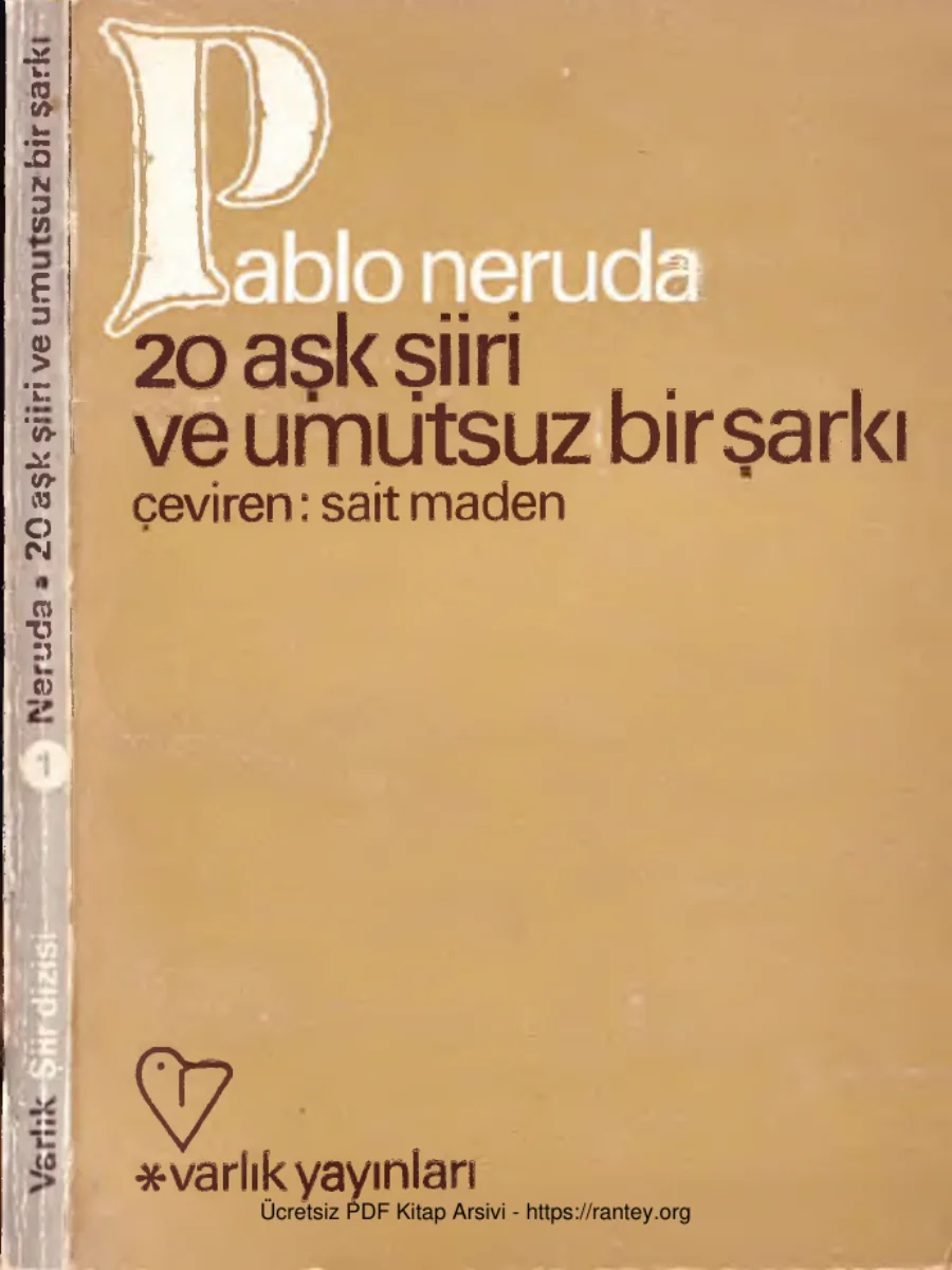 20 Aşk Şiiri ve Umutsuz Bir Şarkı kapak görseli