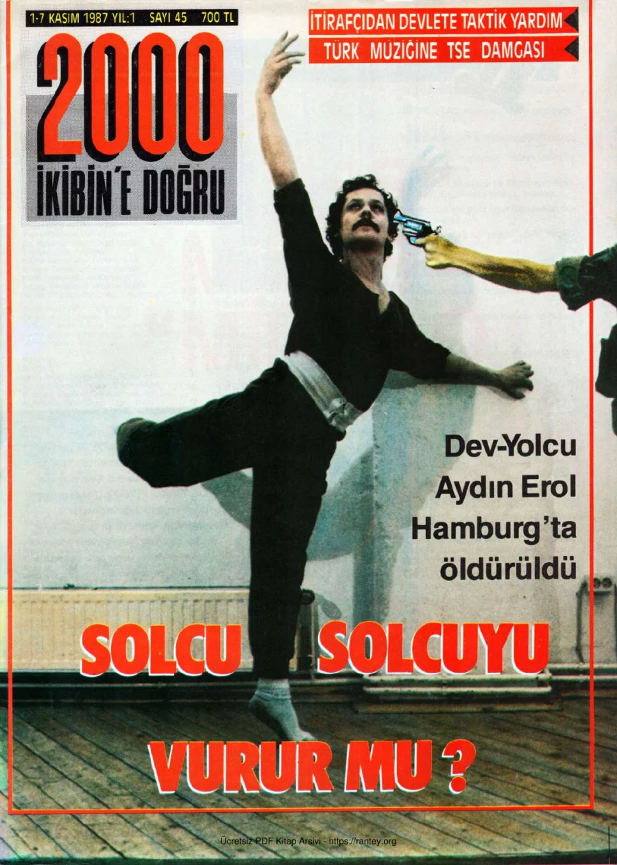 2000e Doğru Yıl 1 Sayı 45 1 Kasım 1987 kapak görseli