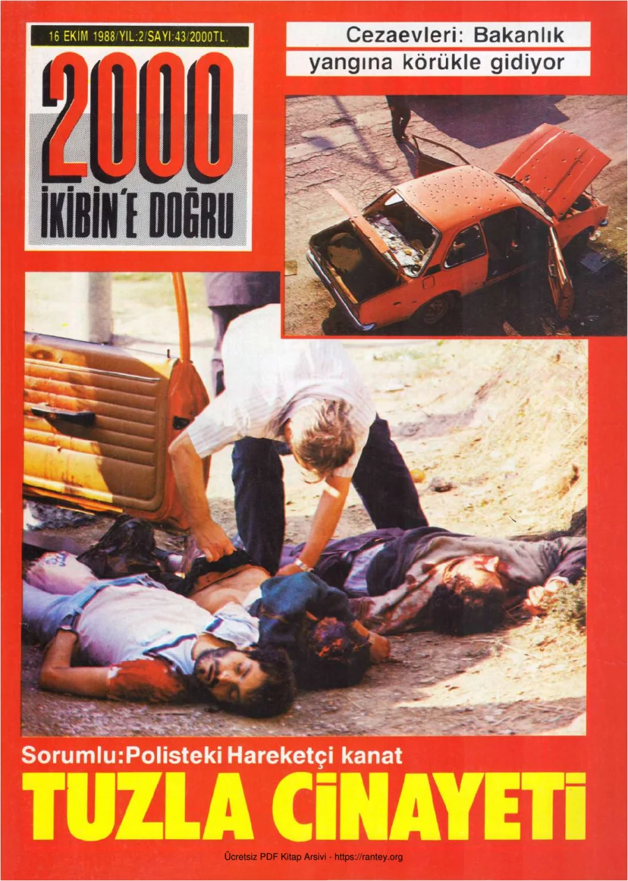 2000e Doğru Yıl 2 Sayı 43 16 Ekim 1988 kapak görseli