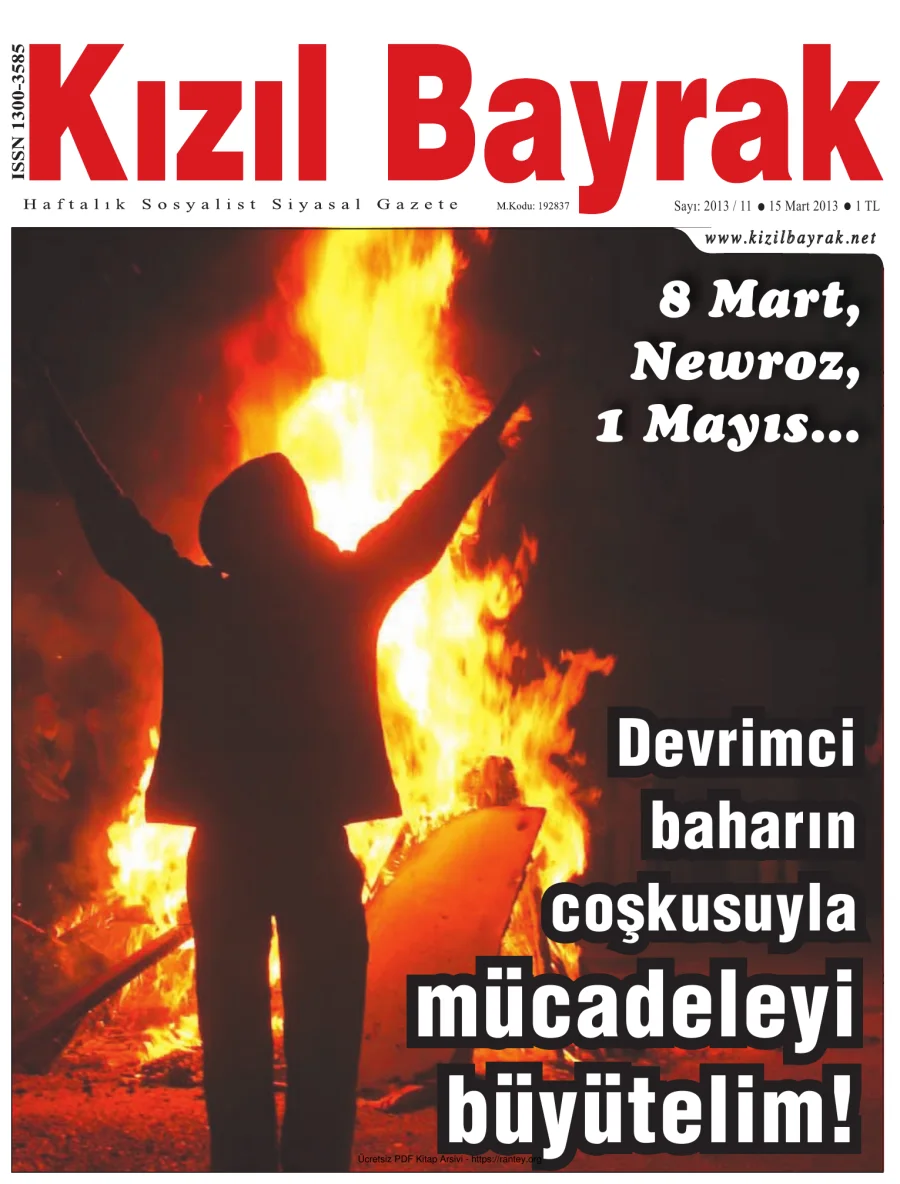2013 Sayı 11 15 Mart kapak görseli