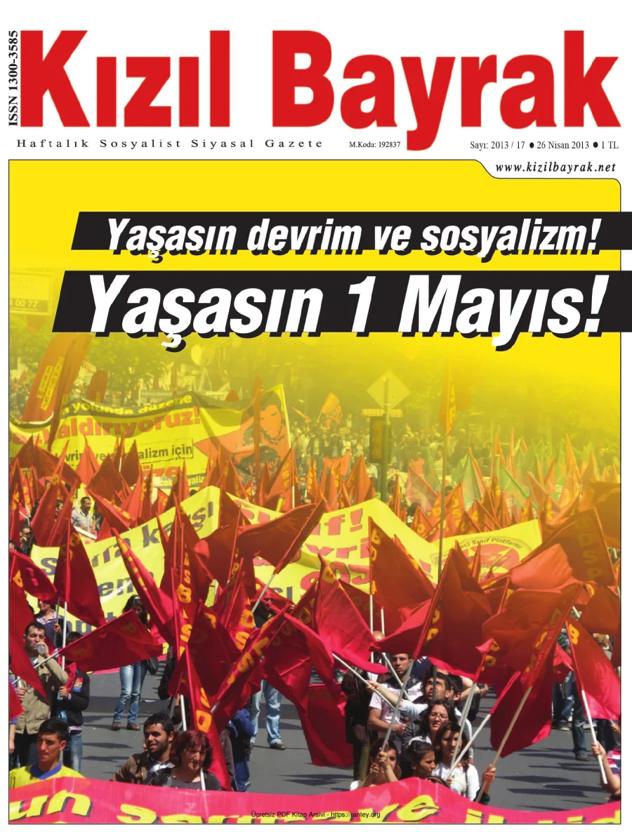 2013 Sayı 17 26 Nisan kapak görseli