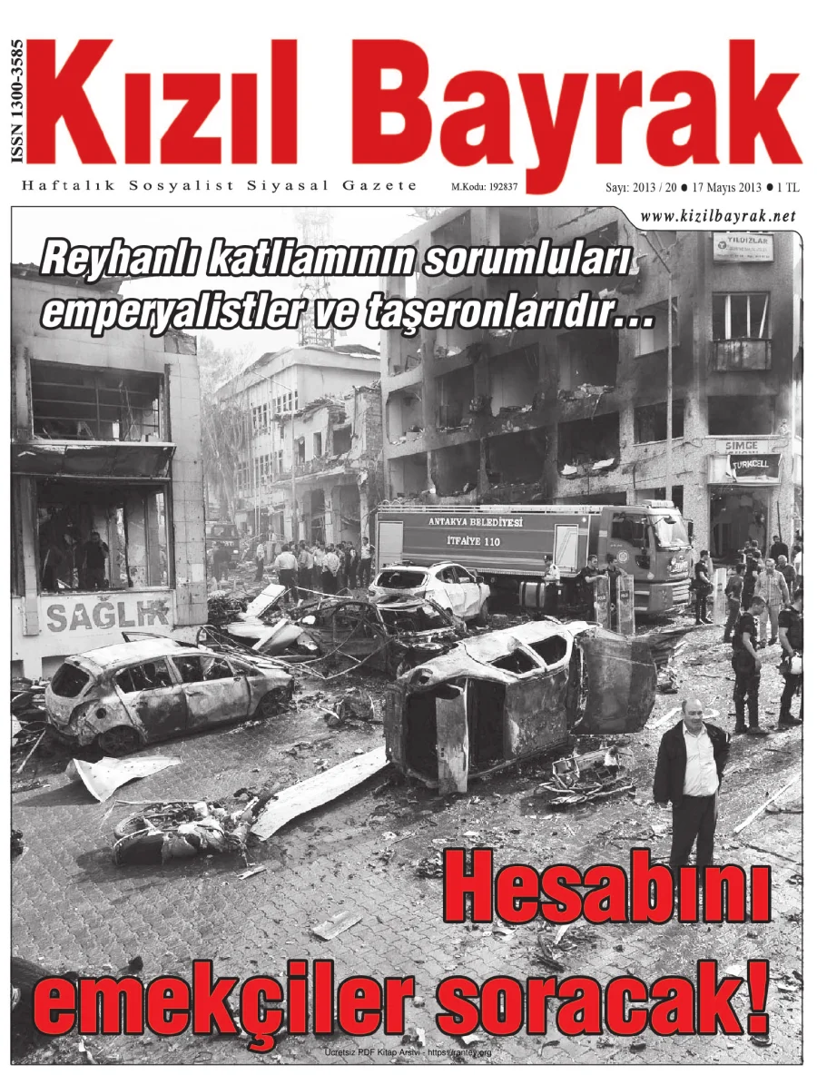 2013 Sayı 20 17 Mayıs kapak görseli