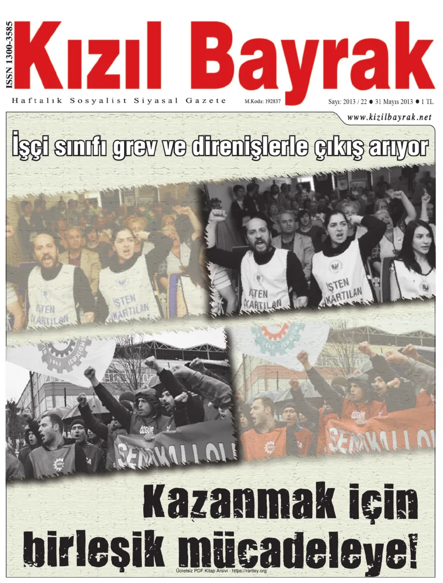 2013 Sayı 22 31 Mayıs kapak görseli