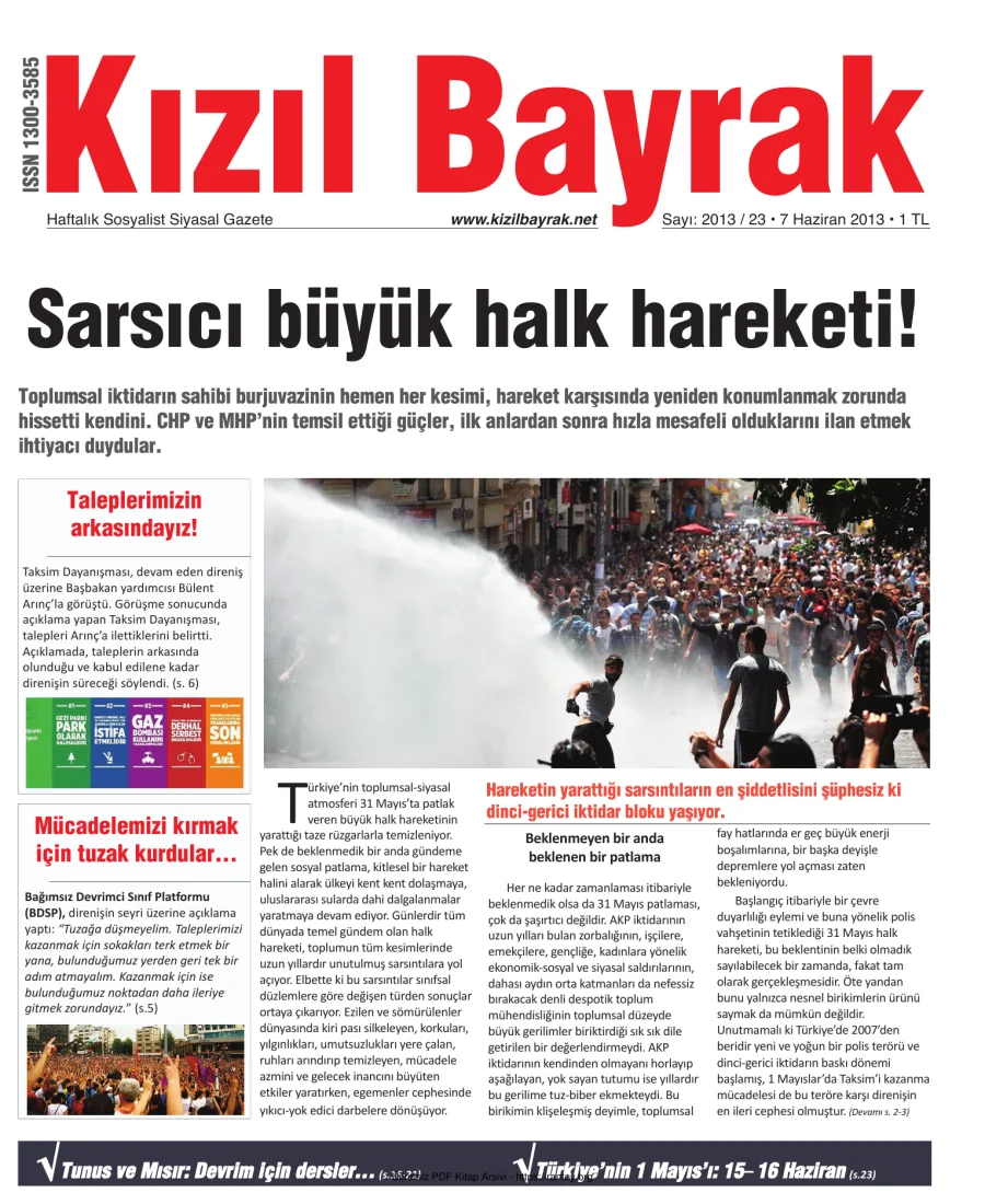 2013 Sayı 23 07 Haziran kapak görseli