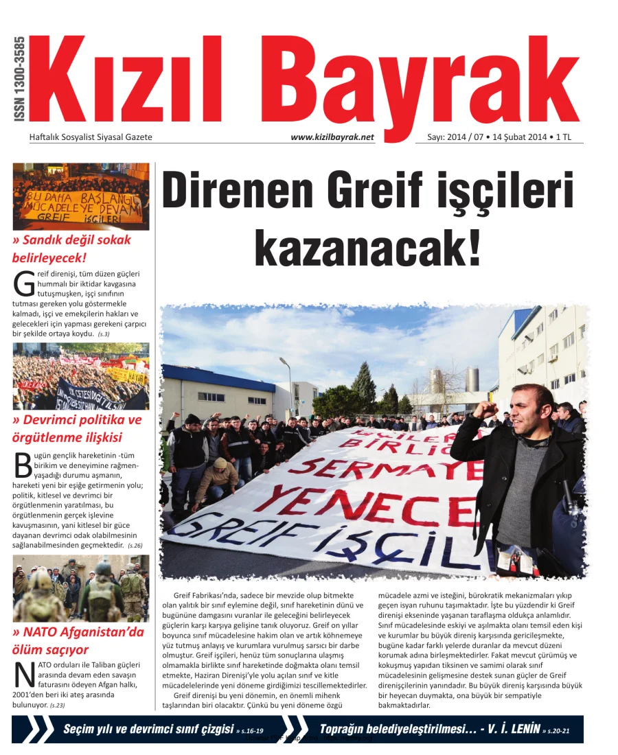 2014 Sayı 07 14 Şubat kapak görseli
