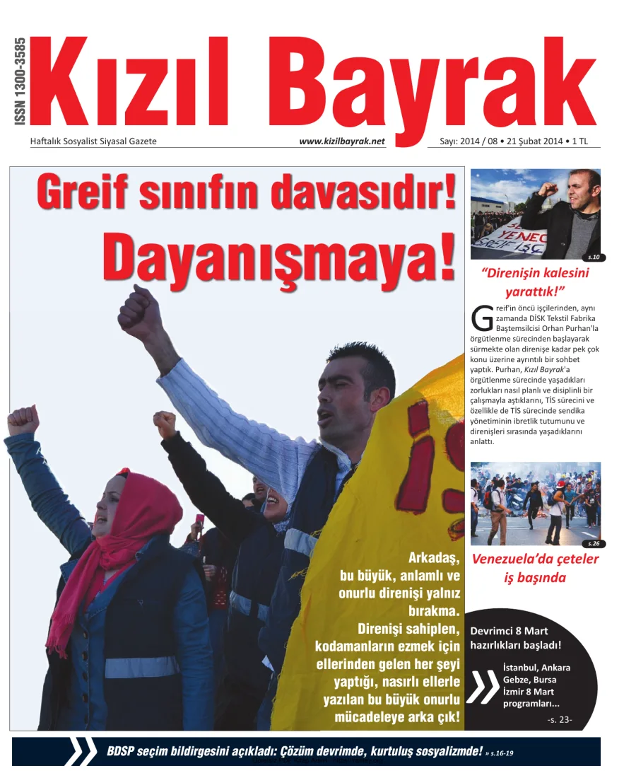 2014 Sayı 08 21 Şubat kapak görseli