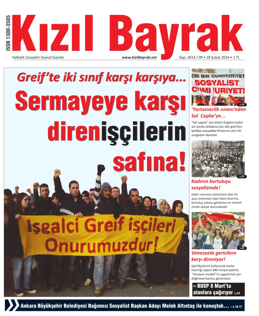 2014 Sayı 09 28 Şubat kapak görseli