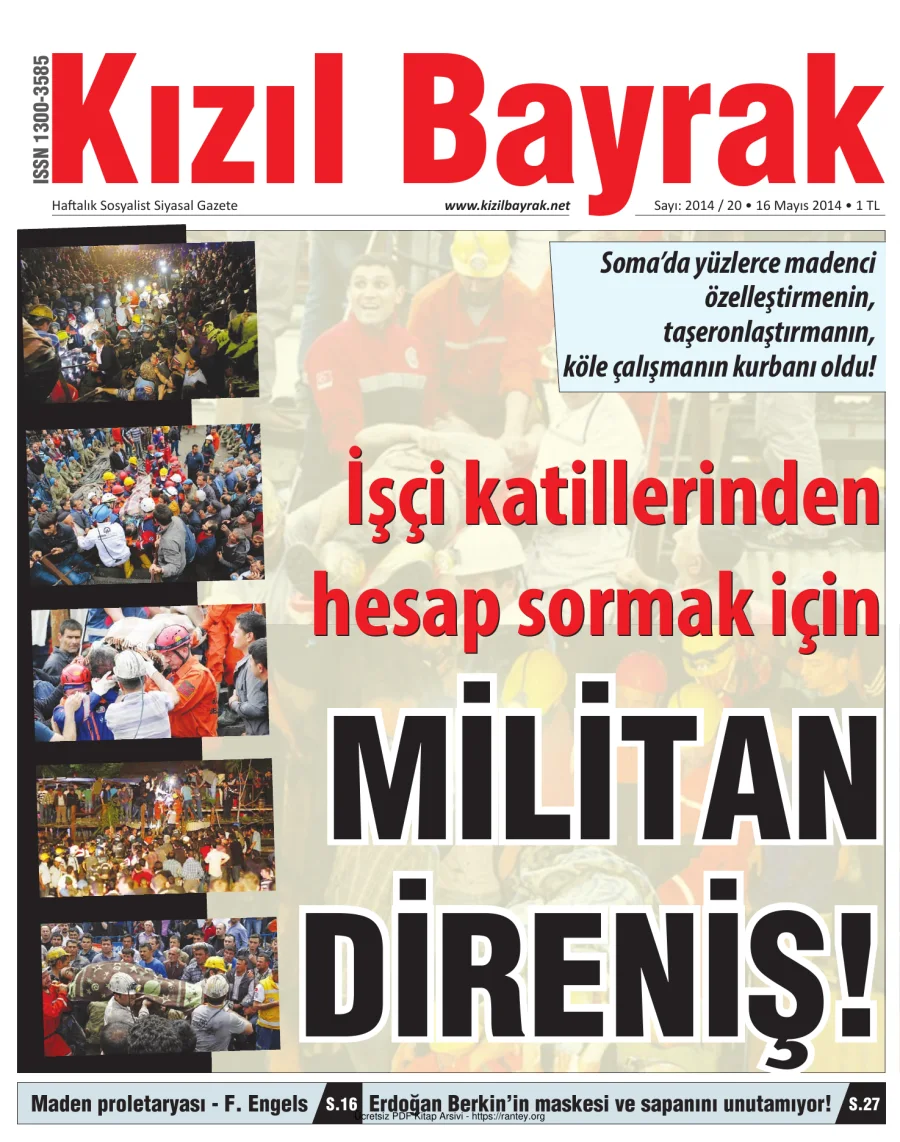 2014 Sayı 20 16 Mayıs kapak görseli