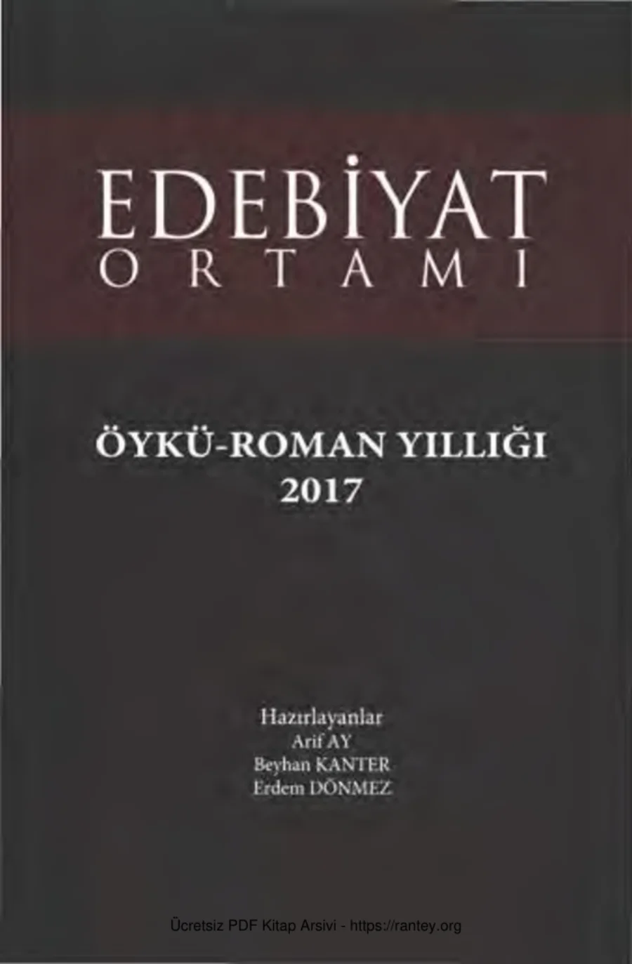 2017 Öykü Roman Yıllığı kapak görseli