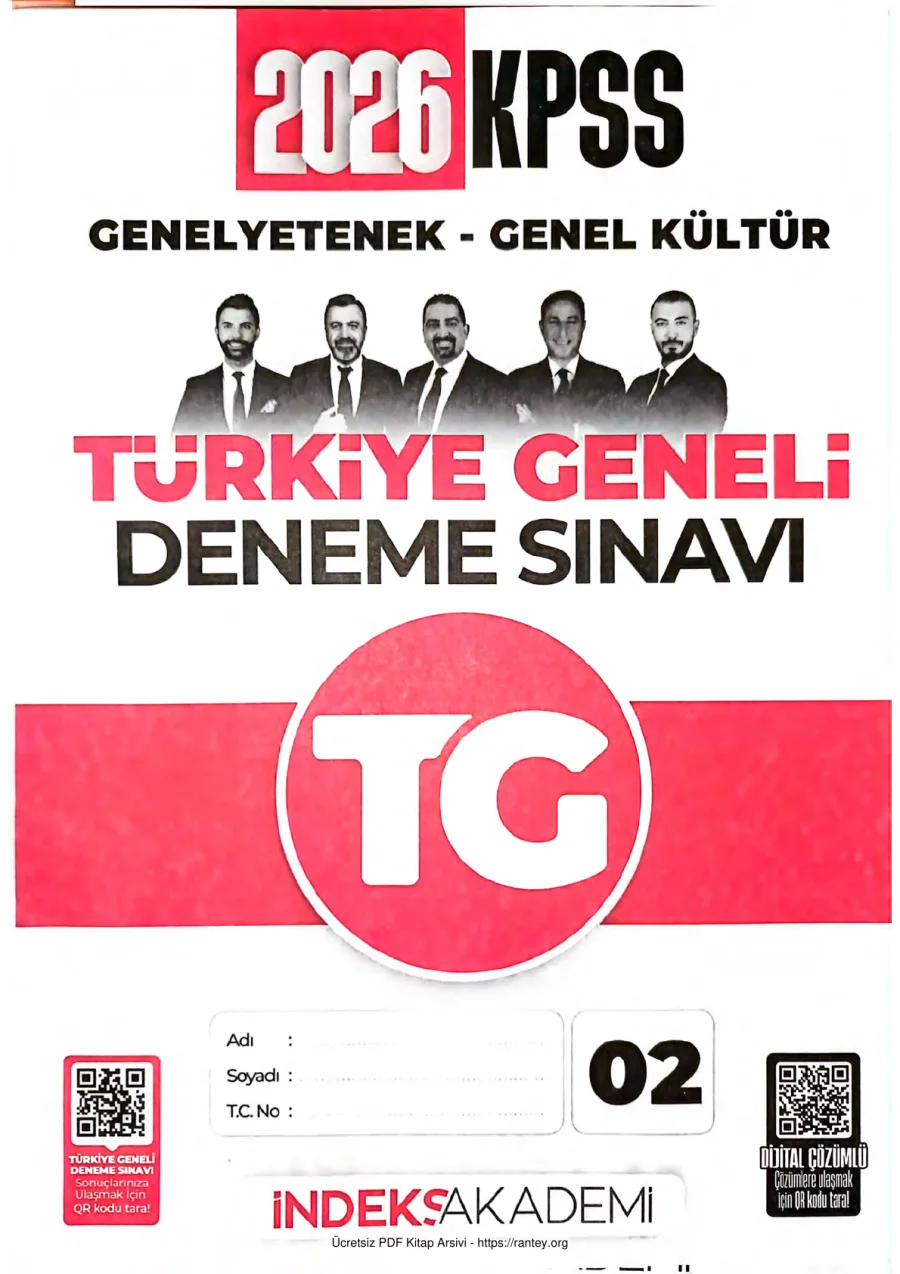 2026 İNDEKS GYGK TG 2 kapak görseli
