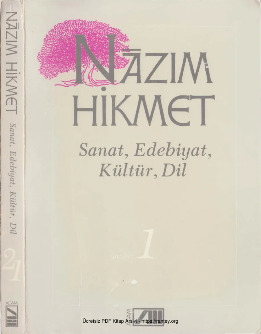 21 Sanat Edebiyat Kültür Dil Adam Yayınları kapak görseli