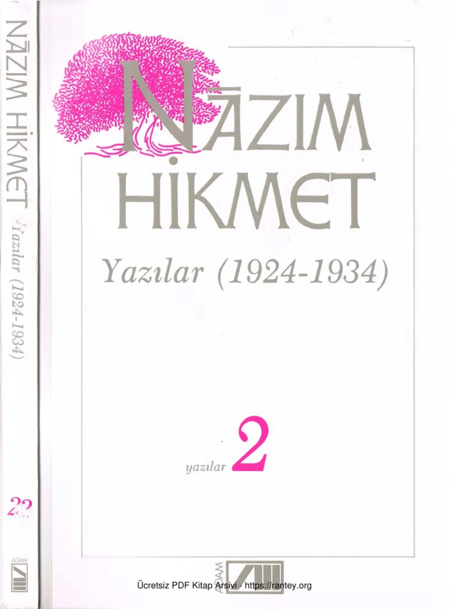 22 Yazılar 1924 1934 kapak görseli