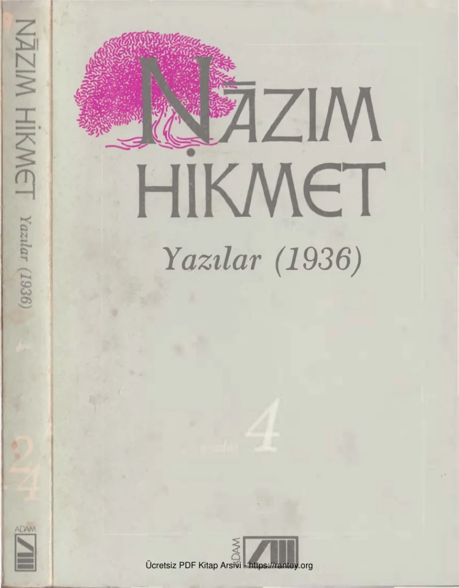24 Yazılar 1936 Adam Yayınları kapak görseli