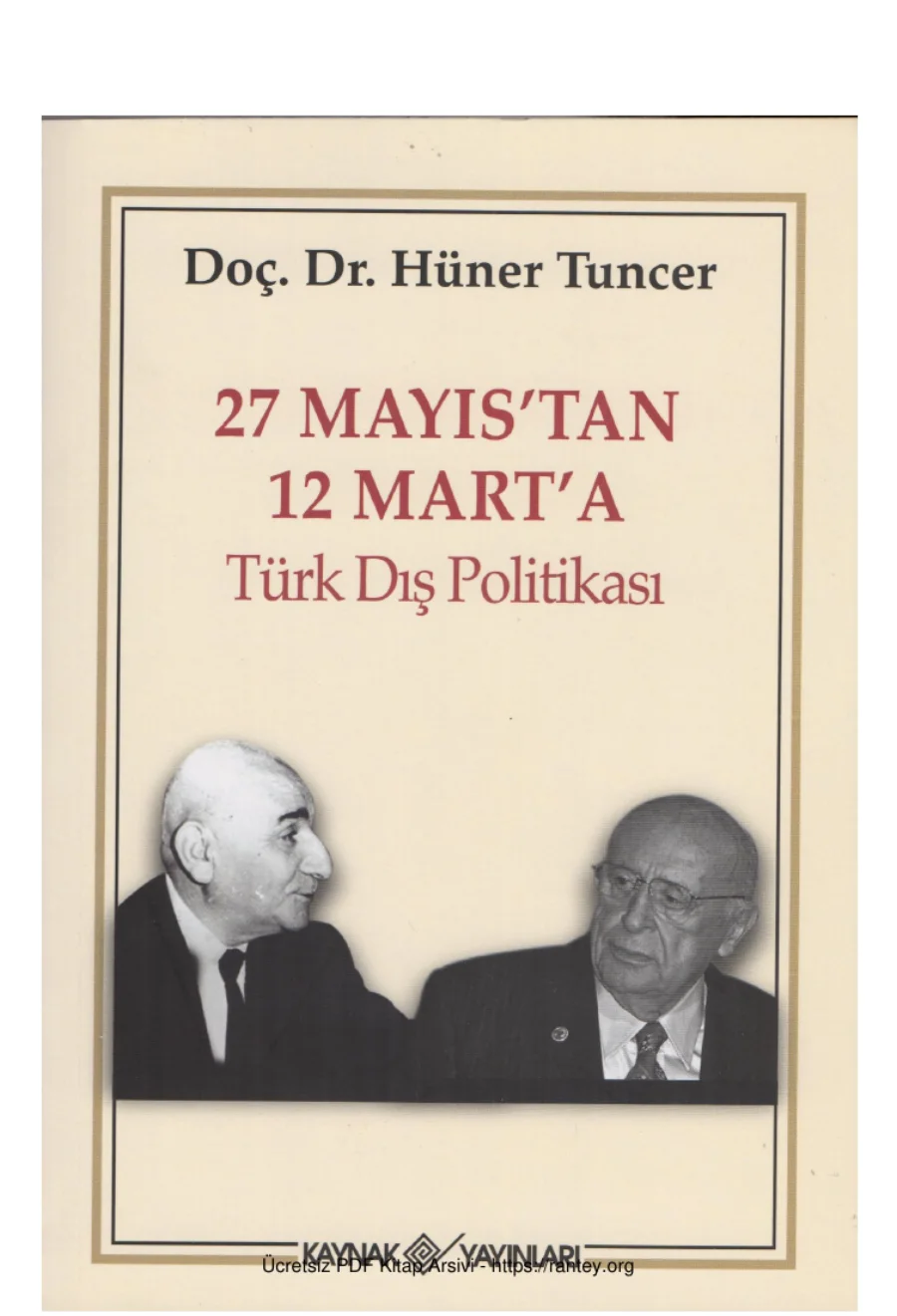 27 Mayıs'tan 12 Mart'a Türk Dış Politikası kapak görseli