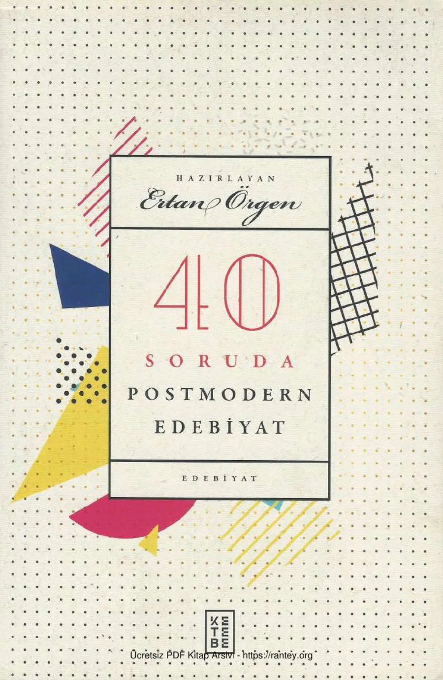 40 Soruda Postmodern Edebiyat kapak görseli