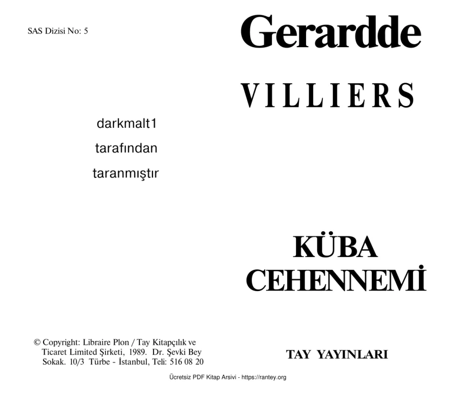 89 Ozel Kuba Cehennemi kapak görseli