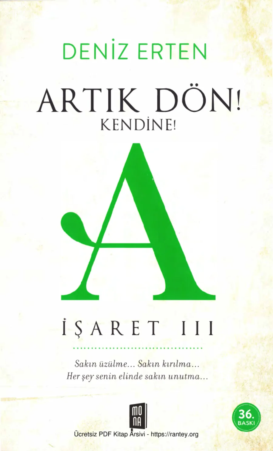 A: Artık Dön Kendine kapak görseli