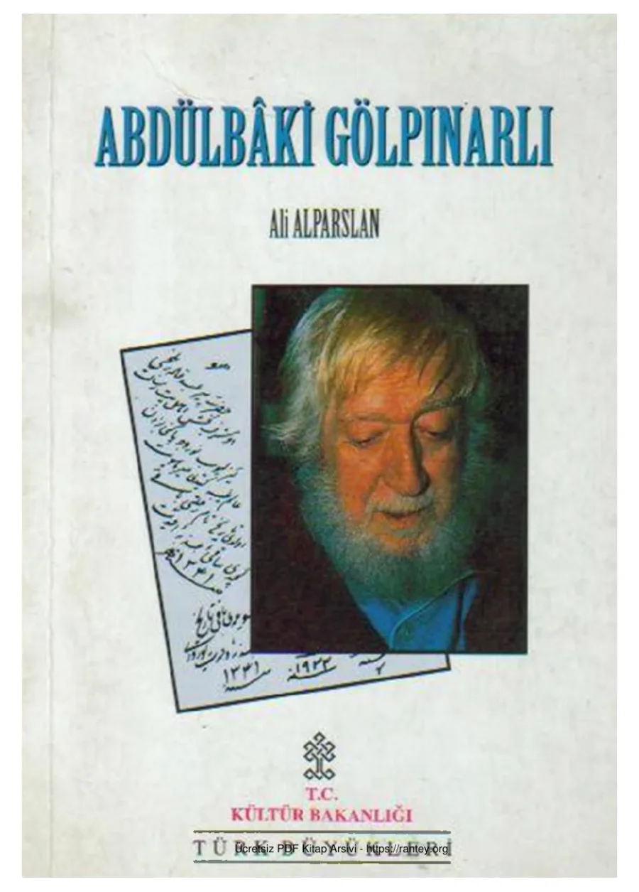 Abdülbki Gölpınarlı kapak görseli