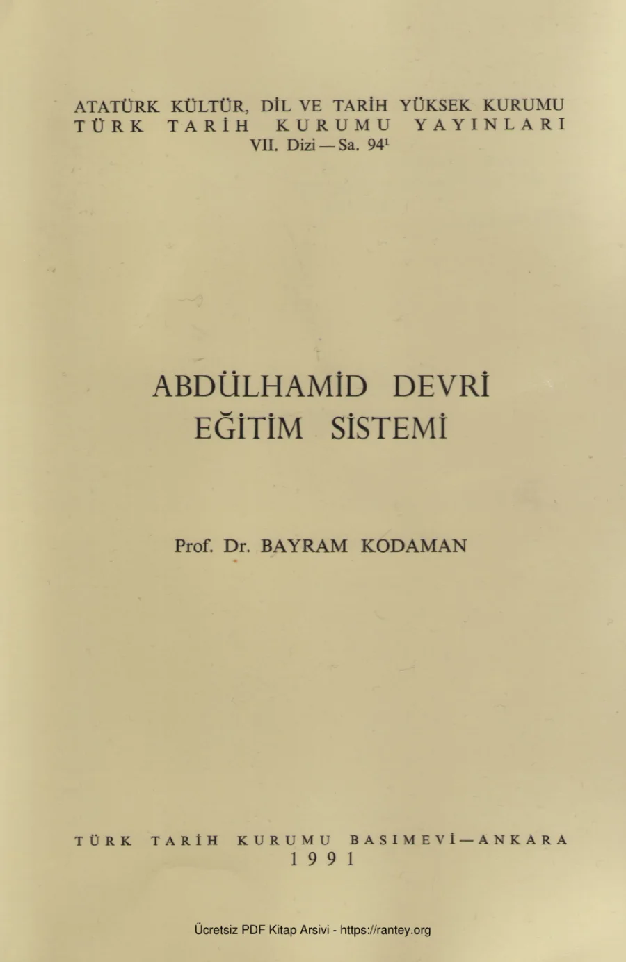 Abdulhamid Devri Eğirim Sistemi kapak görseli
