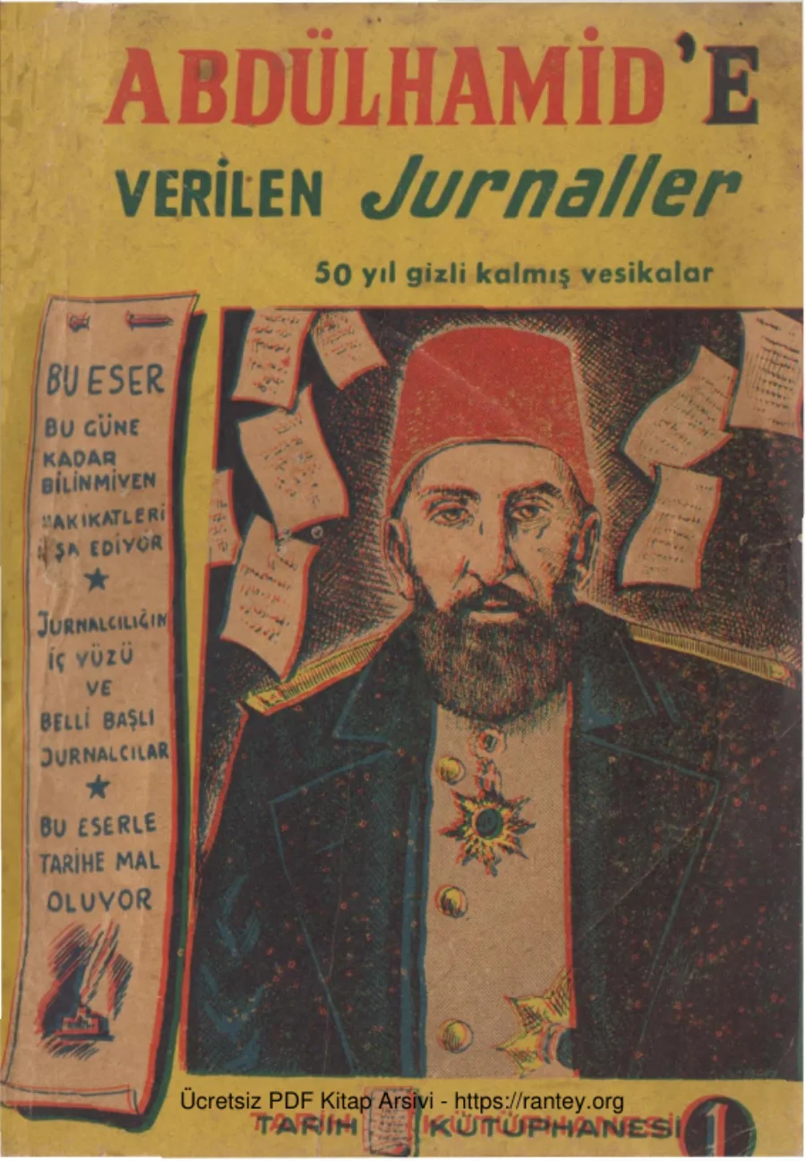 Abdülhamide Verilen Jurnaller Tarih Kütüphanesi Yayınları kapak görseli
